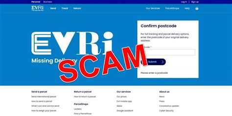 fake evri email